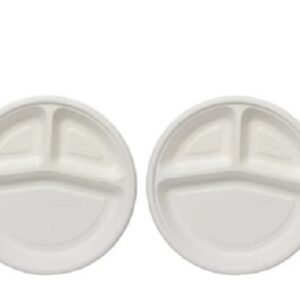 7 Inch Bagasse Plate - Bracket