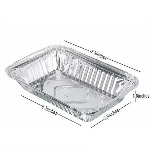 750 ML Aluminium Silver Foil Container